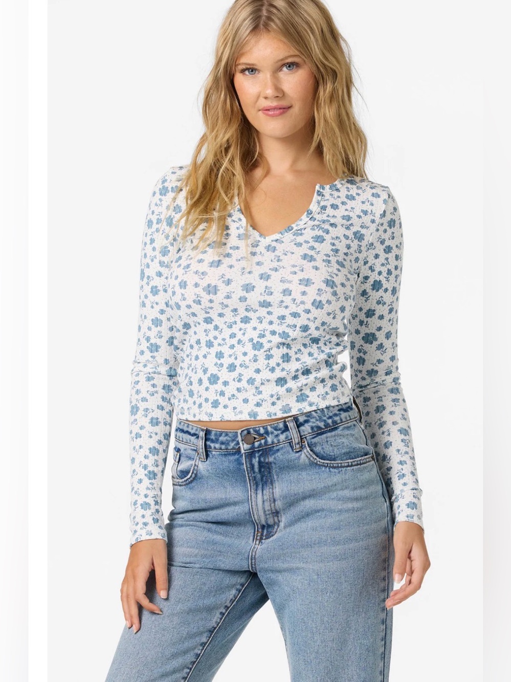 O’Neill Gaia Primrose Long Sleeve Top